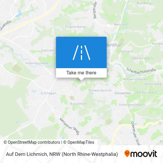 Карта Auf Dem Lichmich