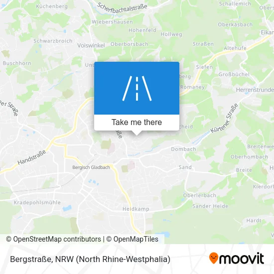 Bergstraße map