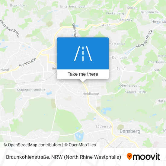 Braunkohlenstraße map