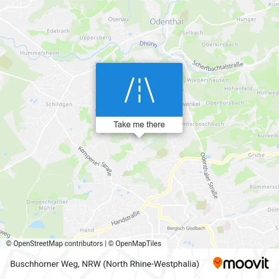 Карта Buschhorner Weg