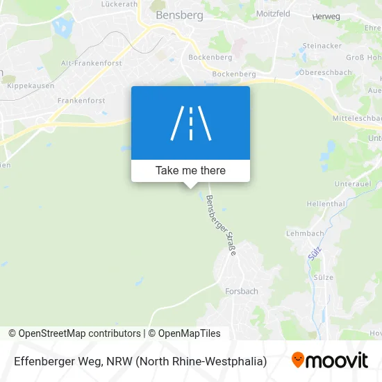Effenberger Weg map