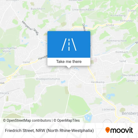 Friedrichstraße map