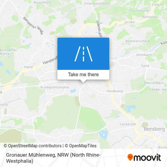 Gronauer Mühlenweg map