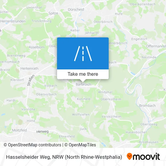 Карта Hasselsheider Weg