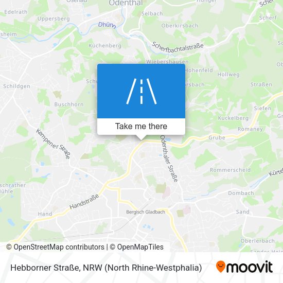 Hebborner Straße map