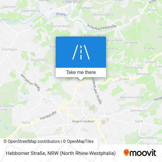 Карта Hebborner Straße
