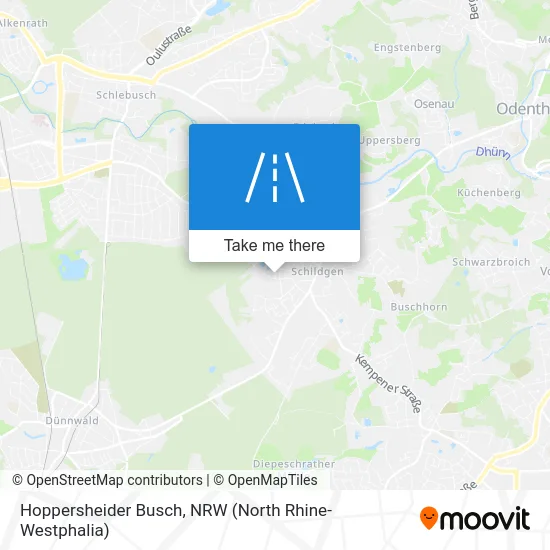 Hoppersheider Busch map