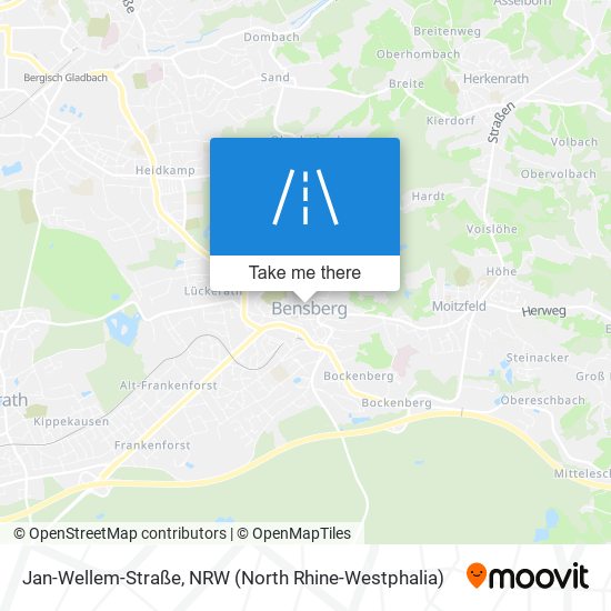 Jan-Wellem-Straße map