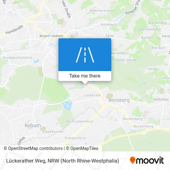 Lückerather Weg map