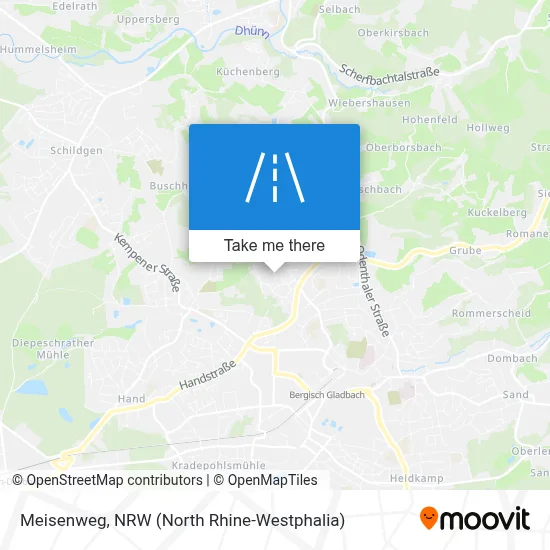 Meisenweg map