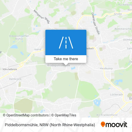 Piddelbornsmühle map