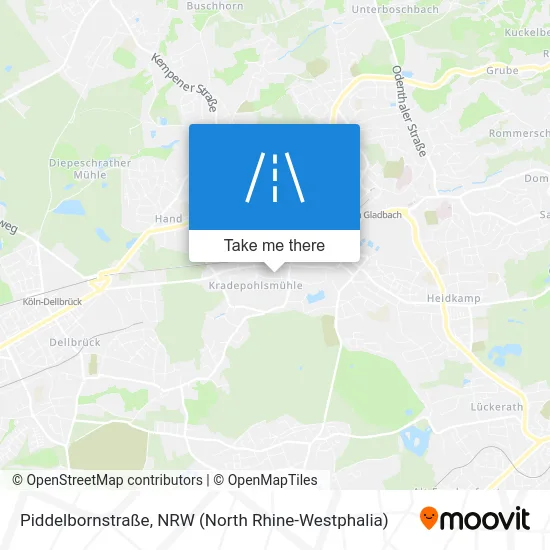 Piddelbornstraße map