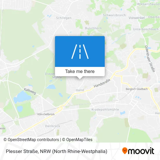 Plesser Straße map