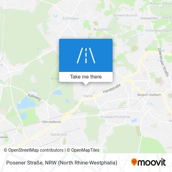 Posener Straße map