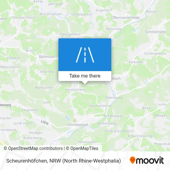 Scheurenhöfchen map