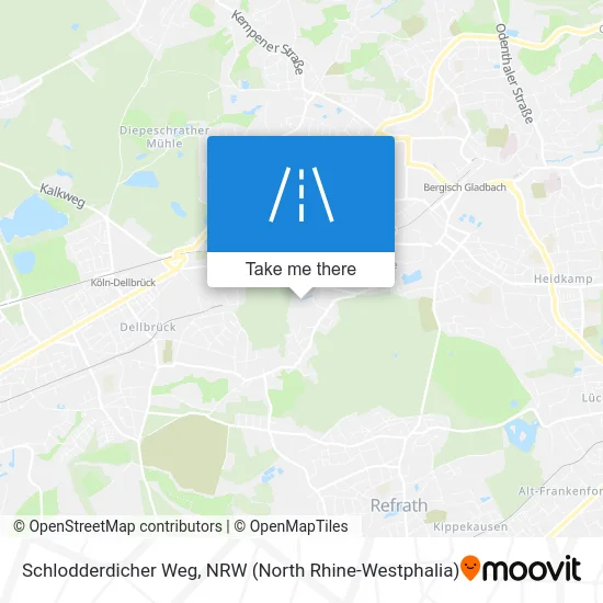 Schlodderdicher Weg map