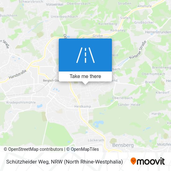 Schützheider Weg map