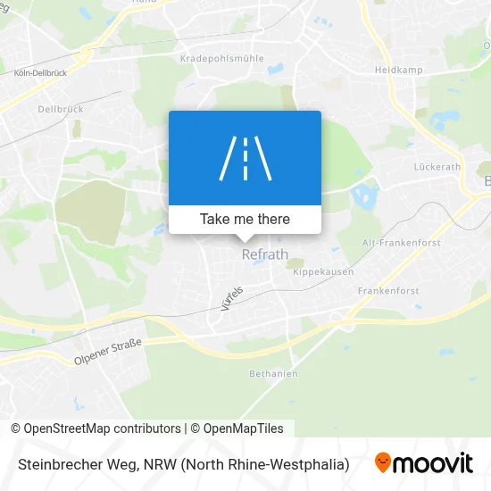 Steinbrecher Weg map