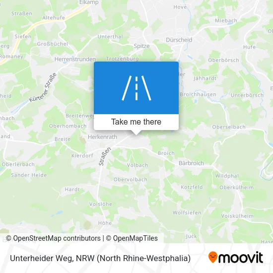 Карта Unterheider Weg