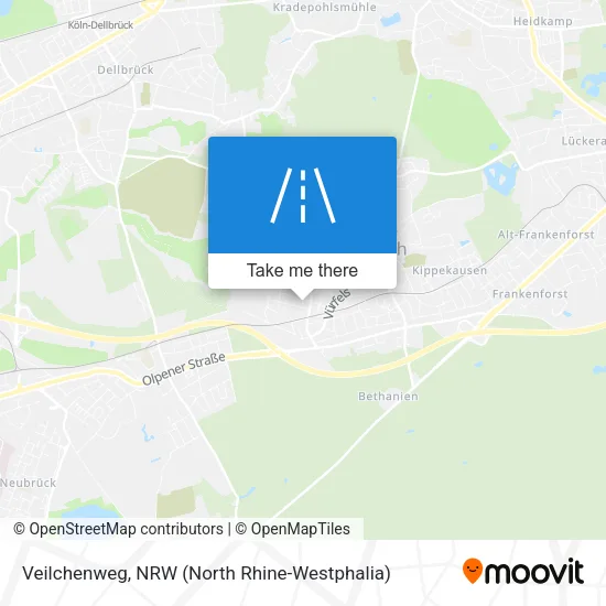Карта Veilchenweg