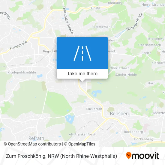 Карта Zum Froschkönig