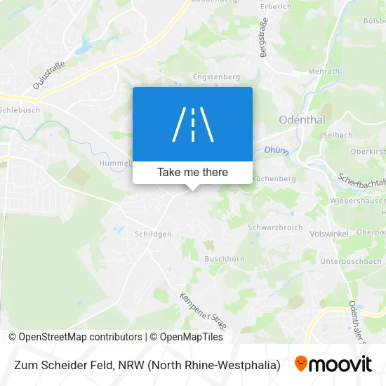Карта Zum Scheider Feld