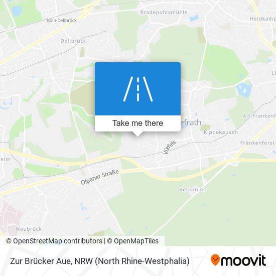 Zur Brücker Aue map