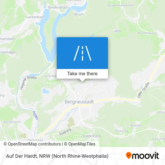 Auf Der Hardt map