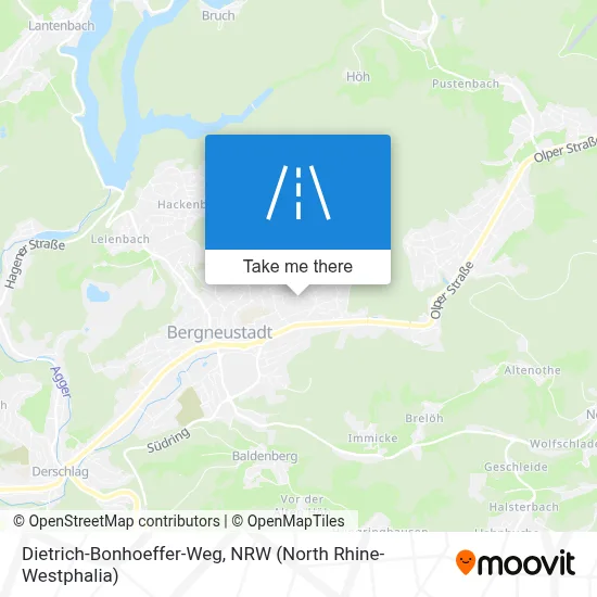 Dietrich-Bonhoeffer-Weg map
