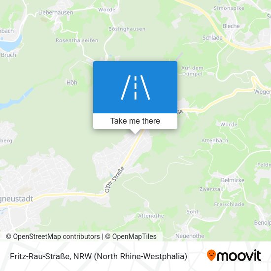Fritz-Rau-Straße map