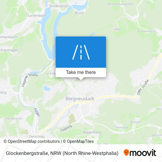 Карта Glockenbergstraße