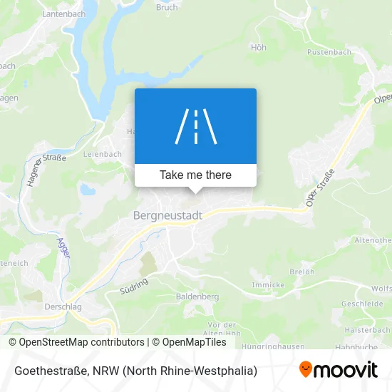 Карта Goethestraße