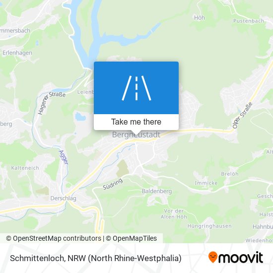 Schmittenloch map