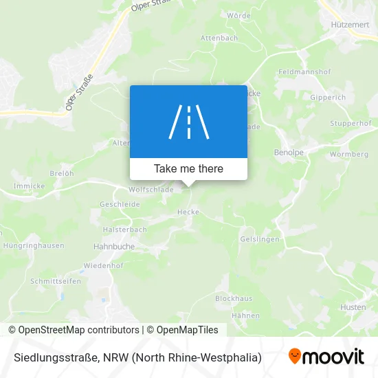 Карта Siedlungsstraße