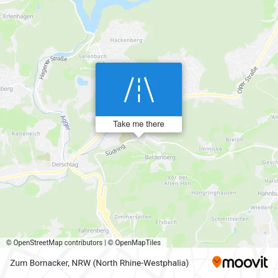 Карта Zum Bornacker