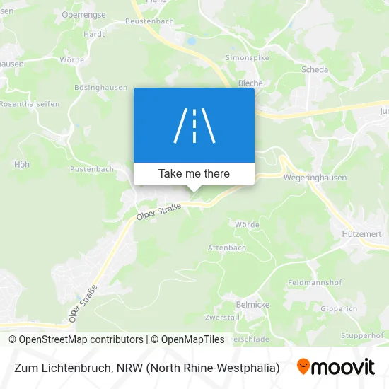 Zum Lichtenbruch map
