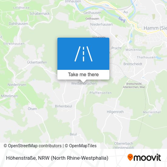 Höhenstraße map