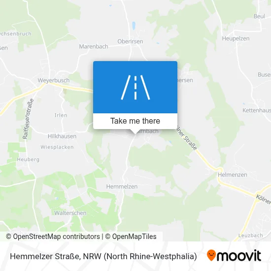 Hemmelzer Straße map