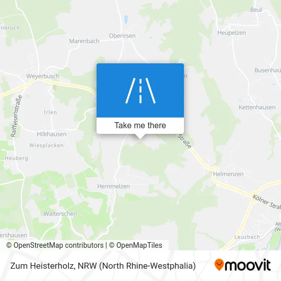 Карта Zum Heisterholz