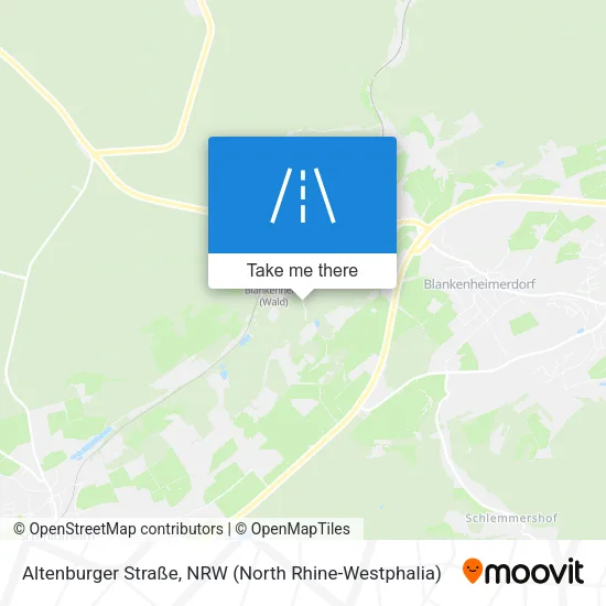 Карта Altenburger Straße
