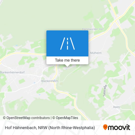 Hof Hähnenbach map