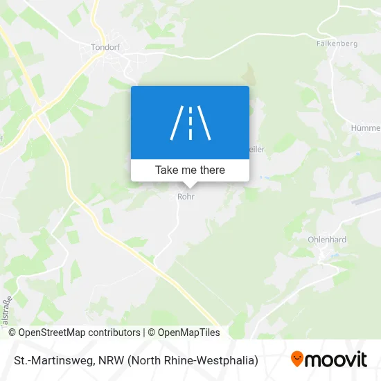 St.-Martinsweg map