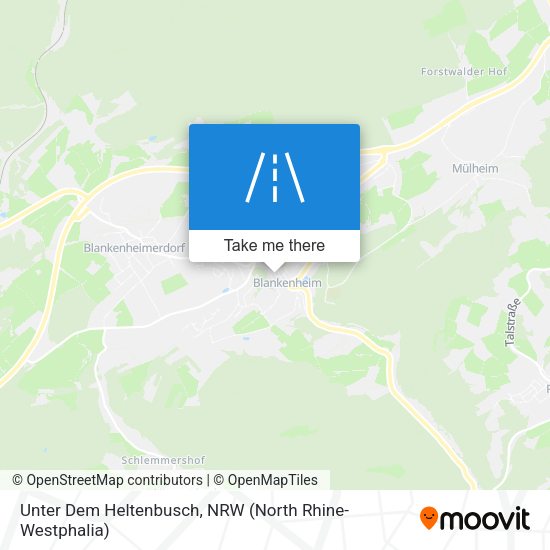 Unter Dem Heltenbusch map