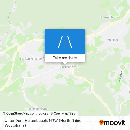 Карта Unter Dem Heltenbusch