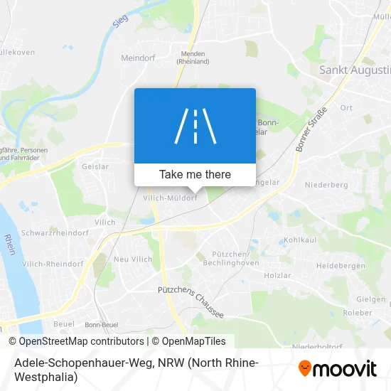 Adele-Schopenhauer-Weg map