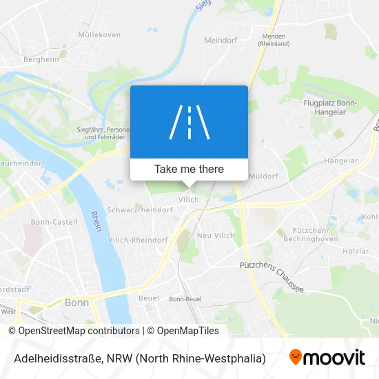 Карта Adelheidisstraße