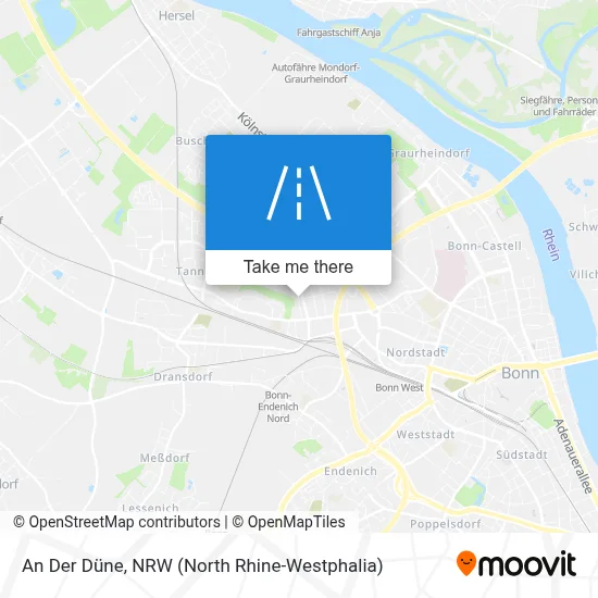 An Der Düne map