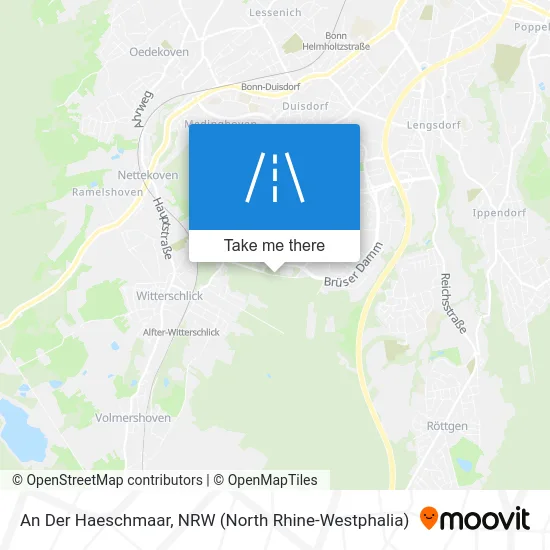 An Der Haeschmaar map