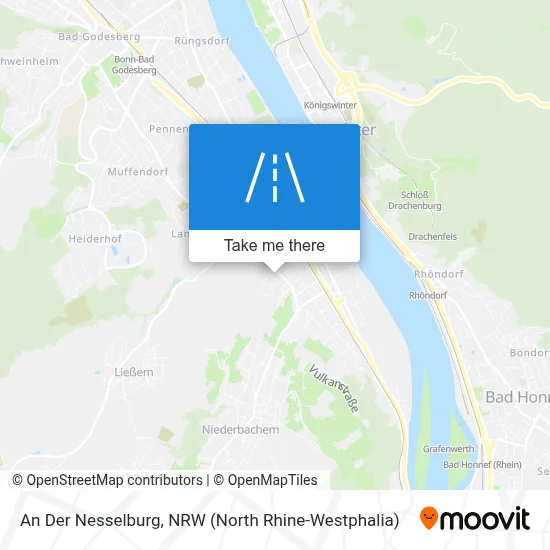 An Der Nesselburg map