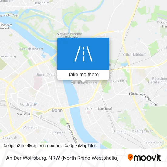 An Der Wolfsburg map